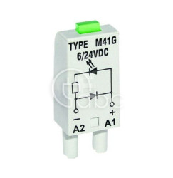 Moduł sygnalizacyjny LD LED czerwony+ D6-24 V DC M41R 854781
