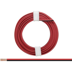 Donau 225-01 Strand 2x0.25mm² Red/Black 5m Ideal for Electronics