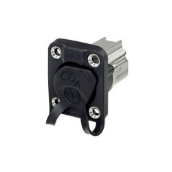 Neutrik NE8FDX-Y6-W EtherCon Socket RJ45 Black 8P8C Built-In 1pc