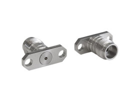 Złącze koncentryczne Montaż na kołnierzu Męski/żeński typ złącza Złącze koncentryczne w okrągłej obudowie Podnośnik