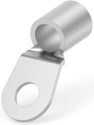 Uninsulated ring cable lug, 42.4-60.6 mm², AWG 1/0, 9.53 mm, 3/8, 696711-1