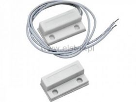 Czujnik drzwiowy kontaktron HO-03B biały NO