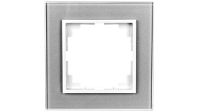 Sentia Ramka Pojedyncza Szklana Srebna 1471-63