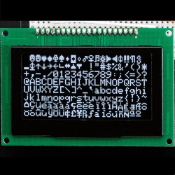 Monochrome 2.7" 128x64 OLED Graphic Display Module Kit
