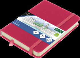 K-861271 Sketchbook, A6, 80 pages, landscape, ruby