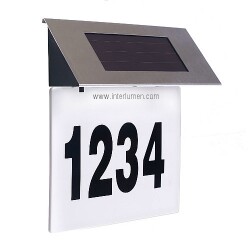Solar-LED podświetlanie nr domu