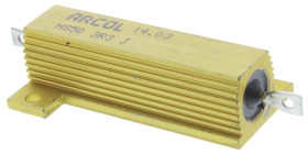 Rezystor do montażu w obudowie 3.3Ω 50W ±5% Arcol ±100ppm/°C drutowy Osiowe