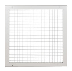 Kratka, Srebrny, Aluminium, 450 x 450mm 32mm