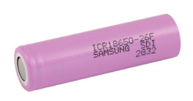 akumulator 18650 Li-ion Samsung ICR18650-26F 2600mAh