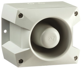 Sygnalizator akustyczny 24 V DC 105dB Montaż panelowy Pfannenberg 80-tonowy IP66