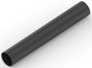 Heatshrink tubing, 4:1, (24/6 mm), PE, crosslinked, black, NB10132001