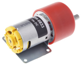 Motoreduktor DC Szczotkowy z przekładnią 197 obr./min 7,92 W 6mm 29 Ncm RS PRO