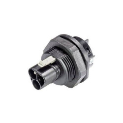 Wieland 99.450.6046.6 RST® CLASSIC 230V 3-pin Plug IP65 Black M25 Connector