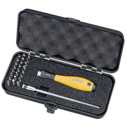 Wiha 10389 7000EB26ESD SYSTEM 4 ESD Bit set Mixed 27pc