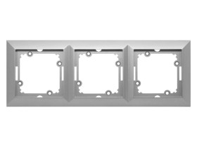 OPAL Ramka potrójna srebrna Ra-3 Op SR