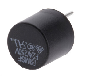 Bezpiecznik nieresetowalny 2A 250V ac Schurter F Termoplastyczne 35 A rozstaw 5.08mm