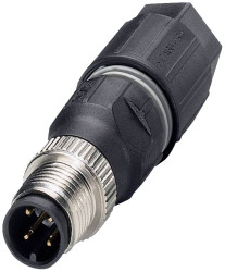 Lütze 490028 Złącze czujnika/aktuatora STGK-M12 4POL.SNK, piny: 4, 1 szt.