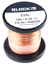 Przewód miedziany 0.35mm 0,11 mm² 27 AWG 1/0,35 mm dł. 87m