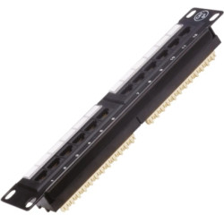 Patch panel A-LAN PK014 (1U 10 kat. 5e UTP 12xRJ-45)