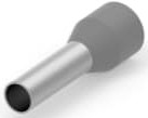 Insulated wire end ferrule, 4.0 mm², 17 mm/10 mm long, DIN 46228-4, gray, 1-966067-9