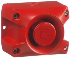 Sygnalizator akustyczny 230 V AC 100dB Montaż panelowy Pfannenberg 80-tonowy IP66