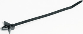 Cable tie, PA, (L x W) 135 x 4.6 mm, bundle-Ø 1.5 to 27 mm, black, UV resistant, -40 to 105 °C, 126-02204