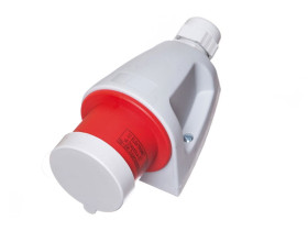 Wtyczka izolacyjna stała prosta 32A/4p/400V WSM-32A/4 wtyk siłowy IP44 922066 MINI ELEKTROMET