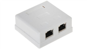 Gniazdo Końcowe Rj45-2G5/6 Podwójne