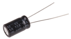 Kondensator 4.7μF 400V dc Radialny, Otwór przelotowy RS PRO roztaw: 3.5mm 8 (Dia.) x 14mm