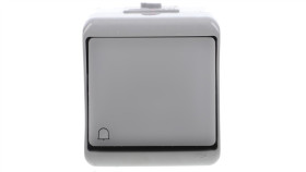 Junior Przycisk /Dzwonek/ Popielaty Ip54 10Whe-4