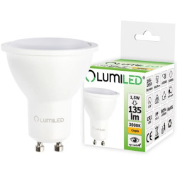 Żarówka LED GU10 1,5W = 15W 135lm 3000K Ciepła 120 LUMILED