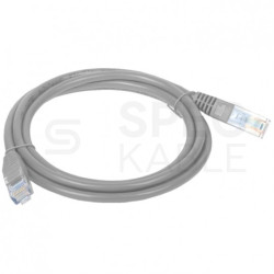 Patchcord U/UTP kat.6A kabel sieciowy LAN 2x RJ45 linka szary 7m Alantec
