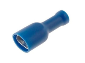 Konektor izolowany żeński niebieski 4,8x0,8mm