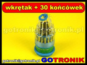 Zestaw wkrętaków TROX / 31 w 1 / PROFI LINE ROUND