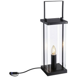 Paulmann 94318 Plug &amp; Shine Lantern 40cm 2W Anthracite Classic Outdoor Light