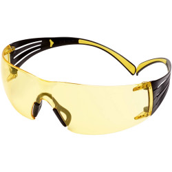 3M SF403SGAF-YEL Safety Glasses Anti-Fog Coating Yellow Black