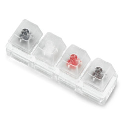 Listwa Kailh Mechanical Four Key Tester - testowy zestaw przycisków mechanicznych - Adafruit 4973