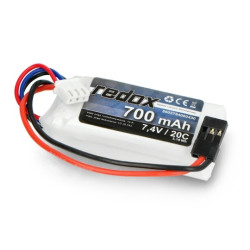 Pakiet Li-Pol Redox 700mAh 20C 2S 7,4V