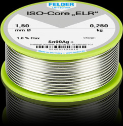 Solder, lead-free, Sn99Ag0.3Cu0.7NiGe, Ø 1.5 mm, 250 g, 554081152010