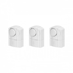 Zestaw mini alarmów okienno - drzwiowych, 3 szt., bateryjny,AS-3