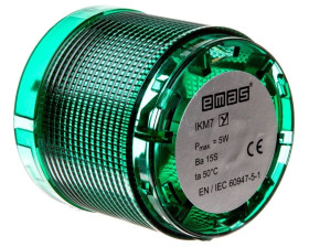 Moduł sygnalizacyjny 70mm, bez źródła światła, zielony, T0-IKM7Y