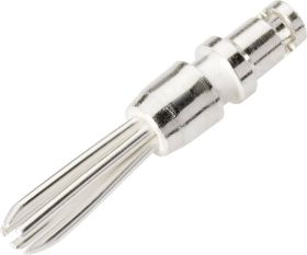 Listwa pin, męska złącze męskie proste Średnica pina: 2.4 mm srebrny Schnepp N 2400 1 szt.