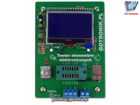 Tester elementów elektronicznych RLC i półprzewodnikowych