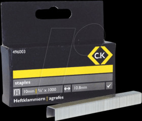 496003 Staples 10.5 x 10 mm, 1000 pieces