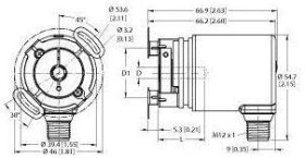 Enkoder obrotowy absolutny Turck 100011265 Magnetyczny