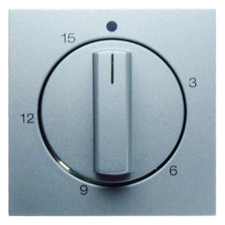 Element centralny z pokrętłem regulacyjnym do mechanicznego łącznika czasowego 0-15 min. alu B.1/B.7 Glas 16321404