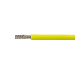 Przewód montażowy 1 mm² Żółty Alpha Wire Polieter fenylowy 17 AWG 600 V dł. 50m 56/0.16 mm²