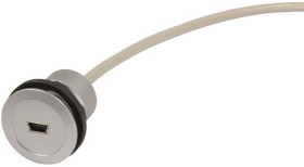 Złącze USB A to B Montaż na panelu Żeński 2.0 ,1-portowe