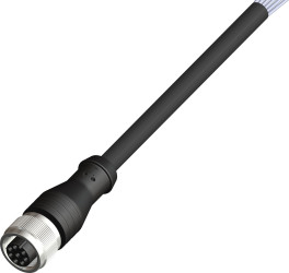 Kabel do siłownika/czujnika ze złączem Złącze M12 liczba rdzeni 6 długość 6m Rodzaj A Żeńskie