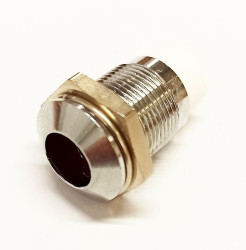 Oprawka metalowa chromowana wypukła diody LED 8mm